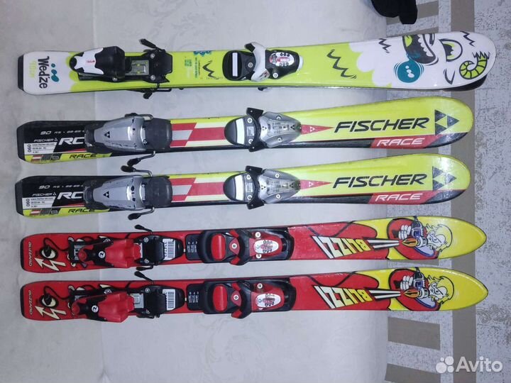 Горные лыжи с ботинками