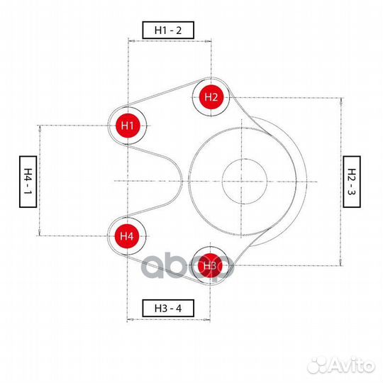 Cbkk-8 Опора шаровая перед прав/лев CB023