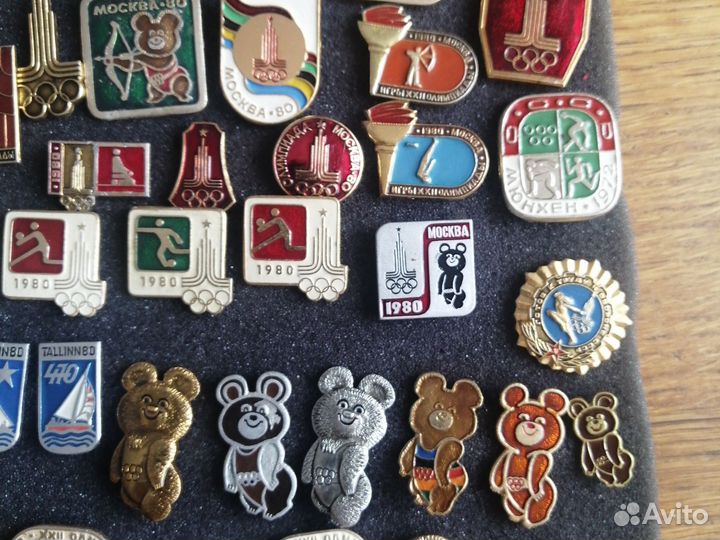 Значки СССР олимпиада 80