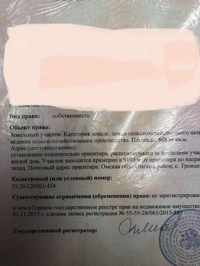 Участок 6 га (СНТ, ДНП)