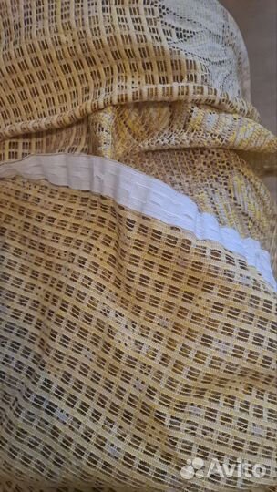 Тюль подсолнухи