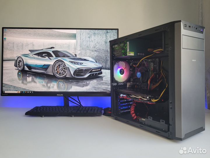 Компьютер игровой core i3 9100f/GTX 1060 6GB