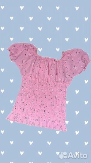 Топ-кофточка y2k,lolita,anime S