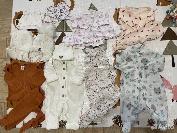 Пакет вещей на девочку 62-68 р
