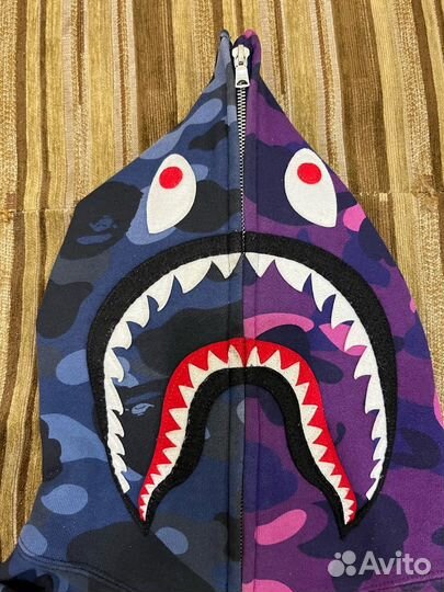 Zip hoodie bape shark