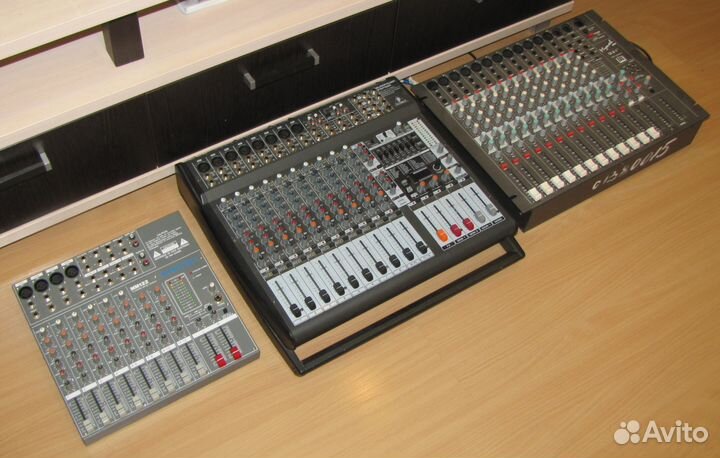 Микшерные пульты 3шт Микшер Mynah Behringer Phonic