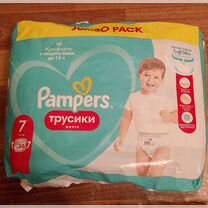 Подгузники трусики pampers 7