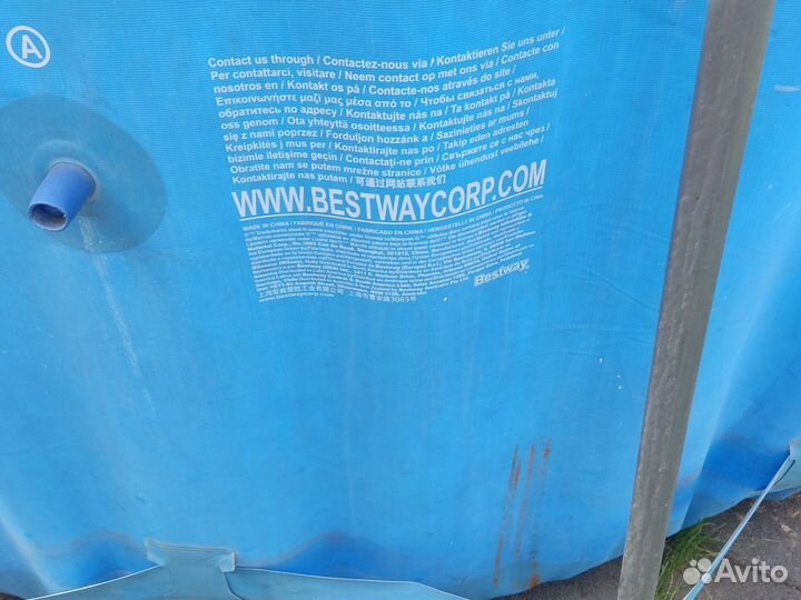 Каркасный бассейн 366 на 122,в состоянии как есть