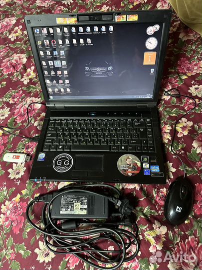 Ноутбук asus 6гб/500гб 4 х ядерный рабочий