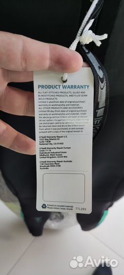 Мокрый гидрокостюм O'Neill женский размер EU38