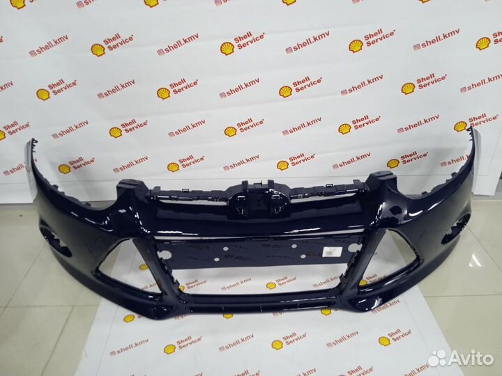 Передний бампер Ford focus 3 Blazer blue