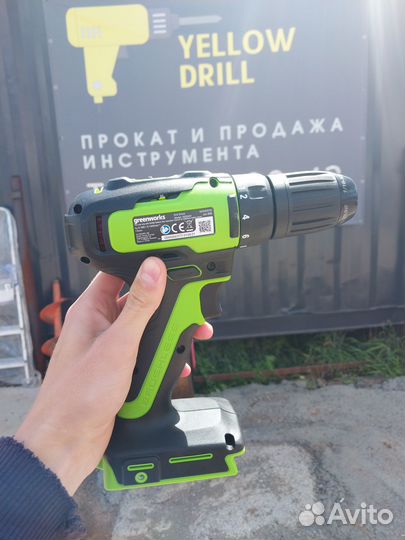 Дрель-шуруповерт Greenworks GD24DD35