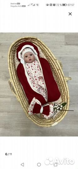 Конверт на выписку зимний для девочки