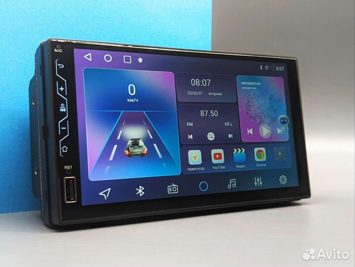 Магнитола 2din 7 дюймов CarPlay DSP камера 360