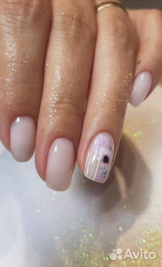 Маникюр с покрытием гель