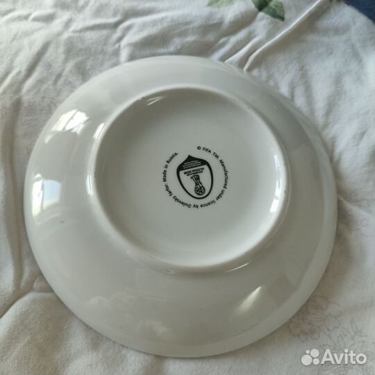 Фарфор Дулево Фифа 2018 чашка с блюдцем