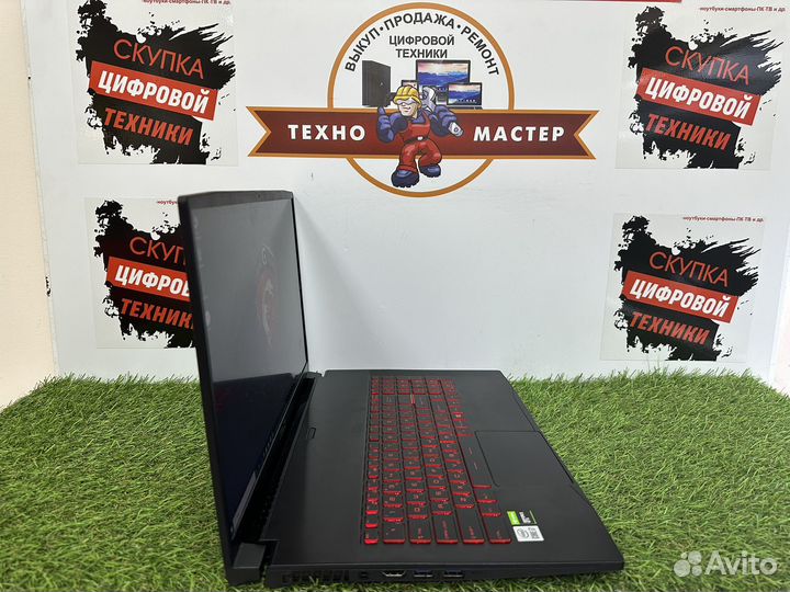 Пушка MSI Thin 17.3 i7 GTX1650 16 ram ssd+hdd
