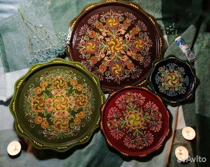 Набор декоративных тарелок