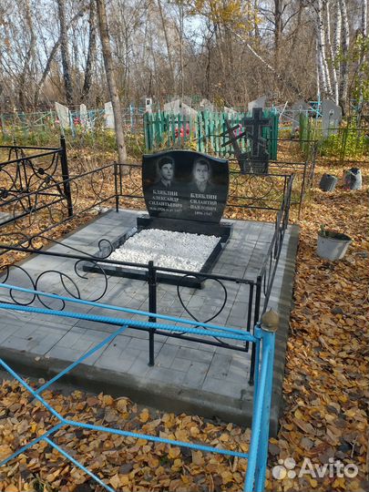 Памятники,Благоустройство мест захоронения