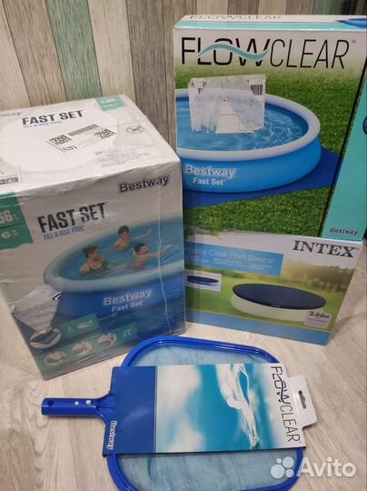 Надувной бассейн новый