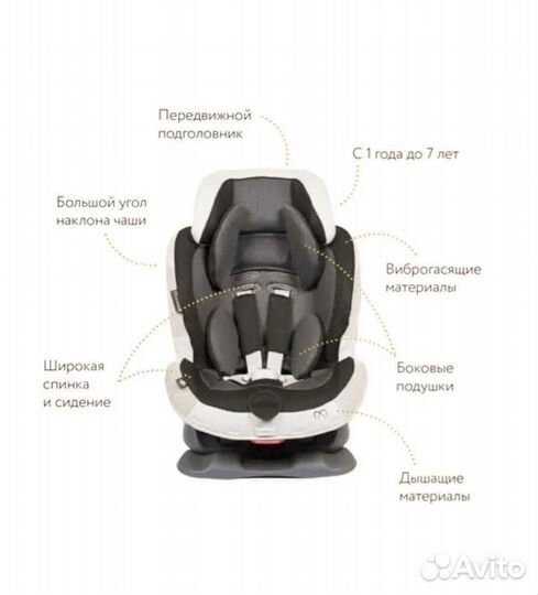 Автомобильное детское кресло от 9 до 25