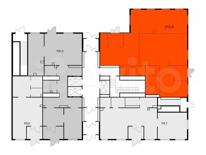 Продам помещение свободного назначения, 210.4 м²