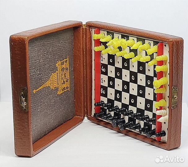 Шахматы дорожные СССР Ленинград (+запасные фигуры)