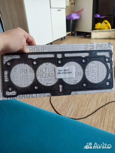 Продам прокладку ГБЦ 1.6-1.4 8 клапанов