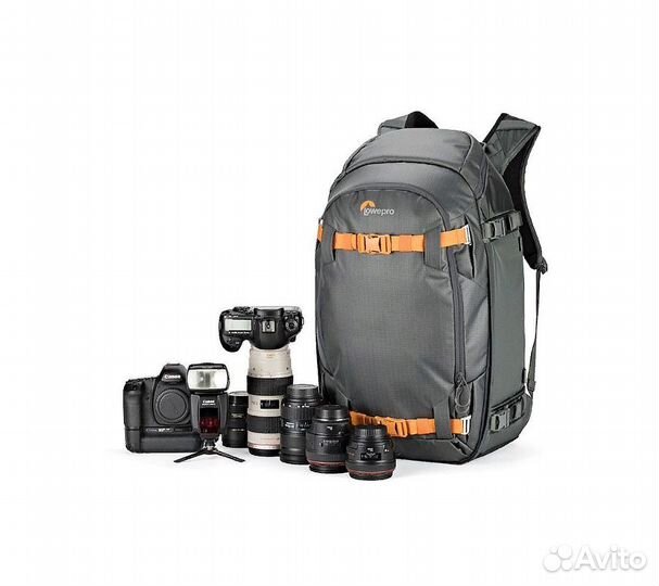 Фоторюкзак Lowepro Whistler BP 450 AW II серый