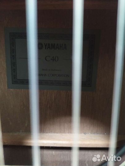 Классическая гитара yamaha c40 black