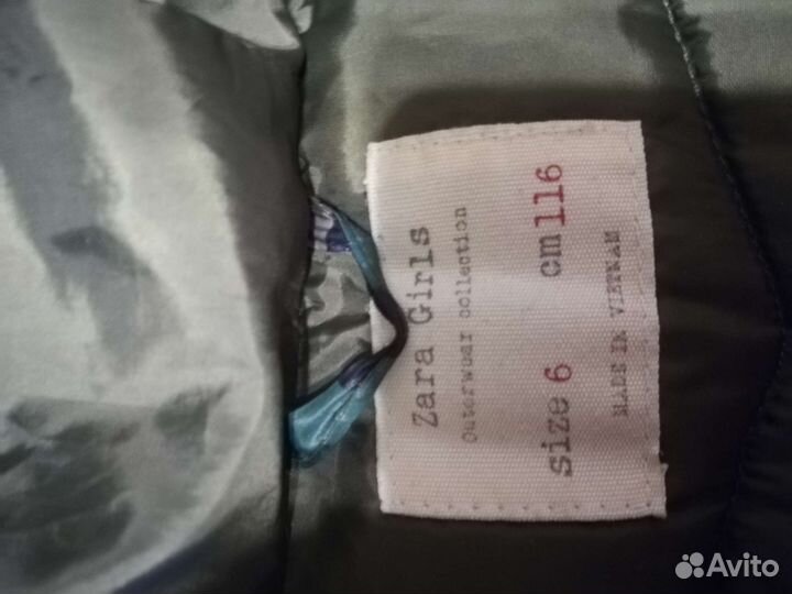 Куртка демисезонная для девочки zara