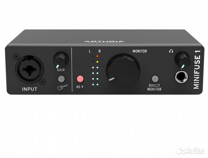 Аудиоинтерфейс Arturia MiniFuse 1 black