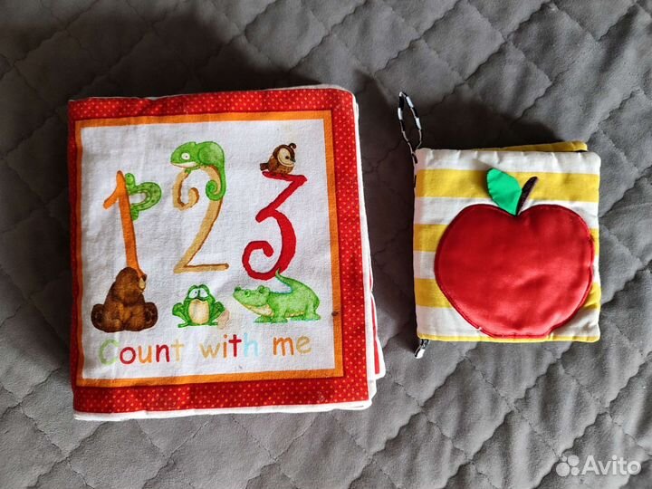 Детские мягкие книги 0+