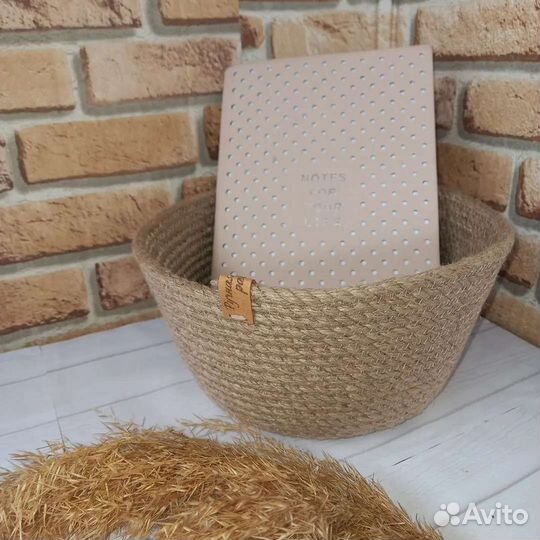 Корзиночка из джута