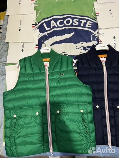 Жилетка lacoste оригинал бронь