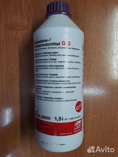 Антифриз febi G13 38200 1.5 л (концентрат)