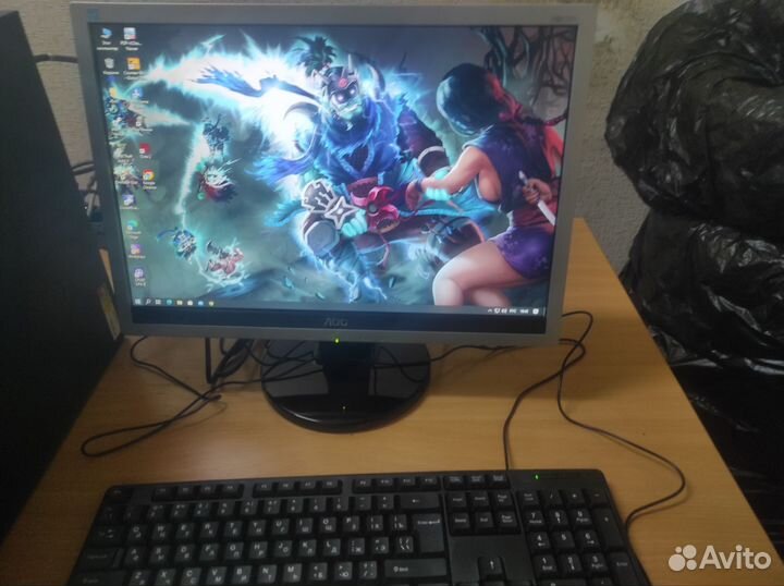 Пк AMD N3.9 Ггц. Видео 2 G. Оператива 10G. SSD