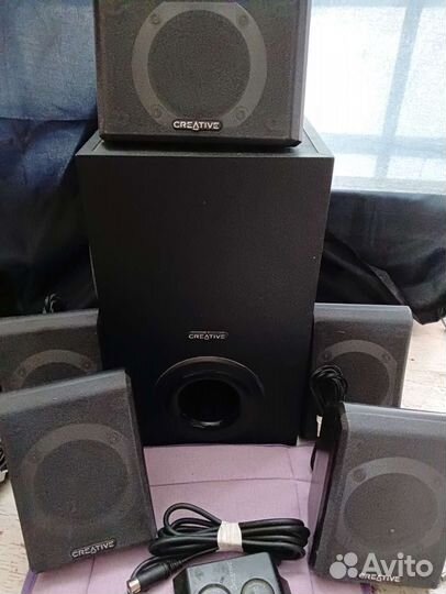 Акустические колонки 5.1 плюс конвертор звука 5.1