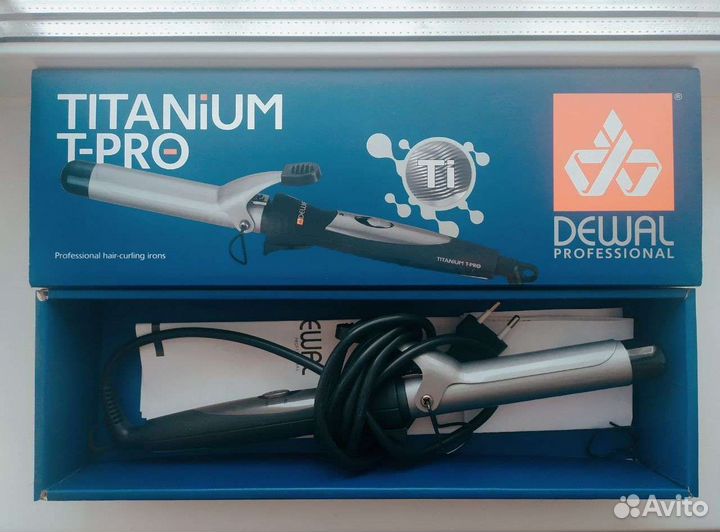 Плойка для волос dewal TitaniumT Pro (25 мм)