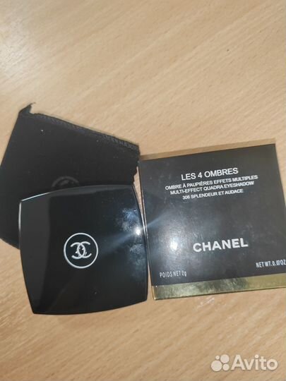 Тени для век 4х цветные Chanel Les 4 Ombres