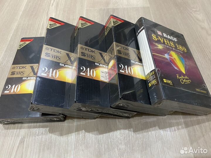 Видеокассеты новые Svhs