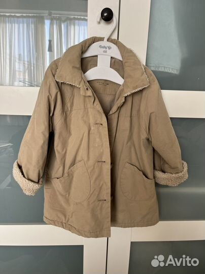 Пальто для девочки zara