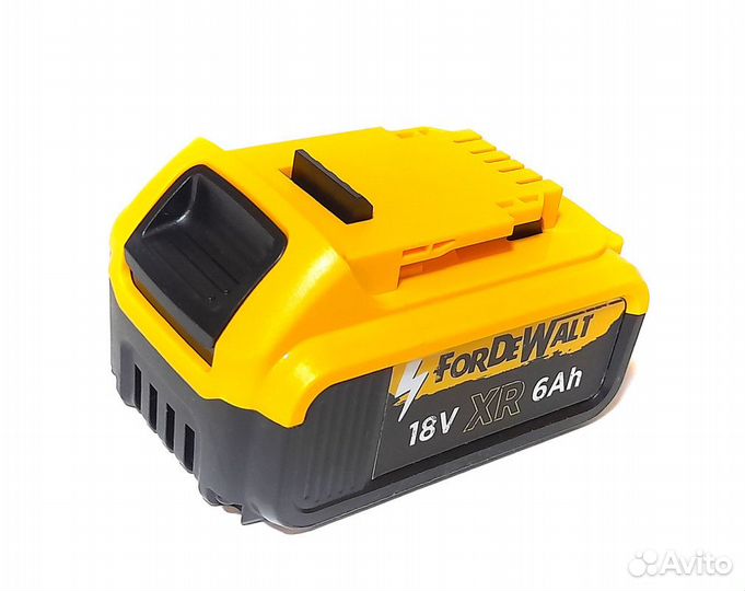 Аккумулятор для 18V инструмента Dewalt 6 Ah