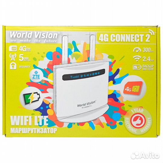 Роутер-модем 4G Connect 2 с поддержкой сим-карт