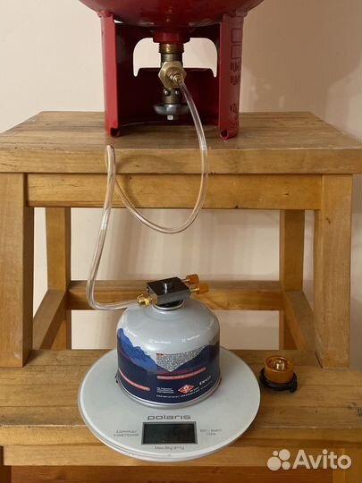 Газовая заправочная станция с клапаном + адаптер