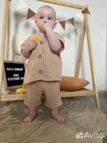 Муслиновые костюмы для мальчика объявление продам