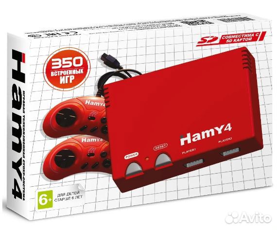 Hamy 4 SD (Sega + Dendy ) + 350 игр новая