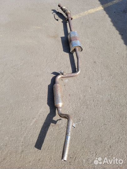 Глушитель в сборе на Ford Focus 3