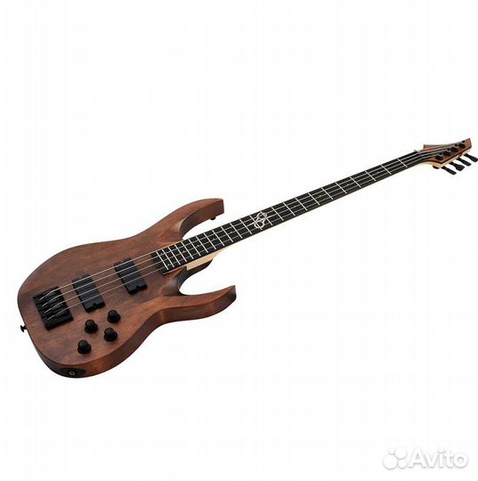 Solar guitars AB2.4AN, Бас-гитара, кленовый гриф на болтах, накладка - черное дерево, корпус - ольха