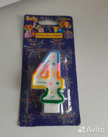 Свеча в торт 4